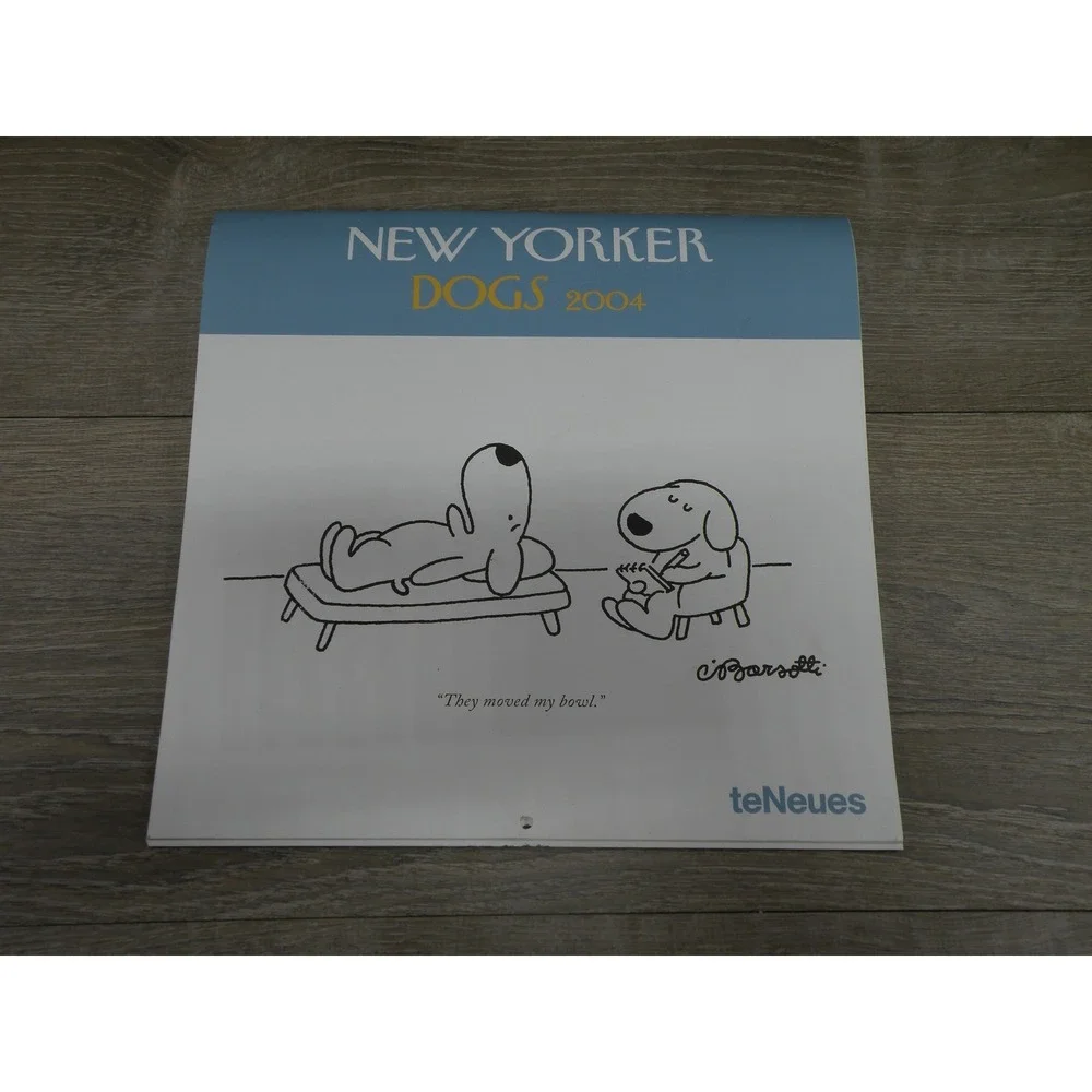 New Yorker Dogs 2004 Wall Calendar teNeues Cartoons C. Barsotti Vintage